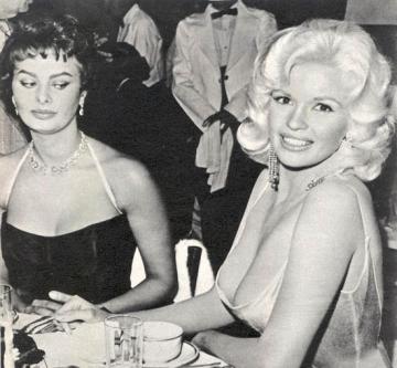 Sophia Loren & Jayne Mansfield 